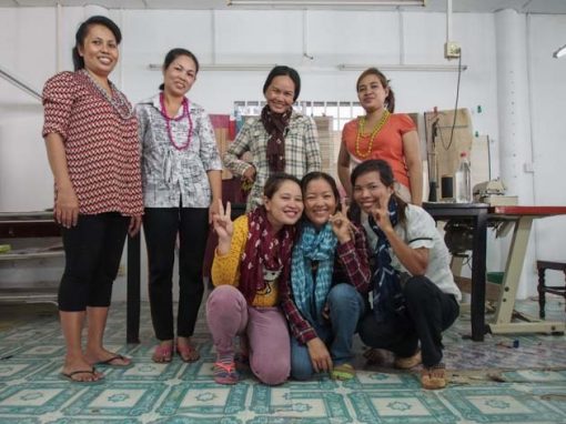 Artisanes du commerce équitable Frangipanier villages du Cambodge